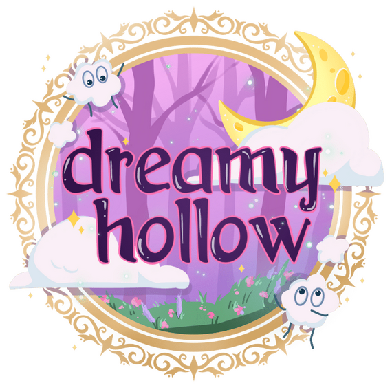 Dreamy Hollow stream team logo.