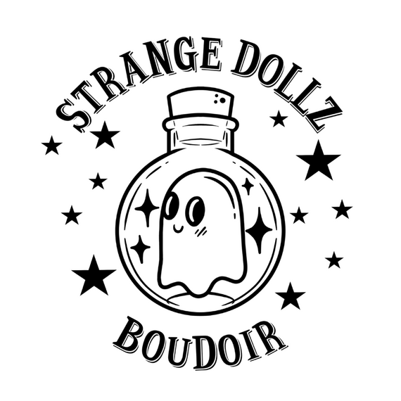 Strange Dollz Boudoir logo.